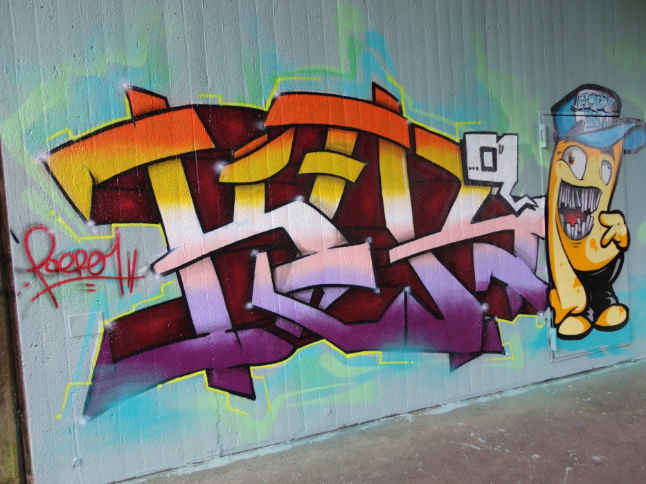 Graffiti Wall in Betzdorf - Photo by KERO - kero, maas, betzdorf