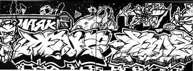 Graffiti Sketch - Photo by KEUZ - sketch, blackwhite, wildstyle