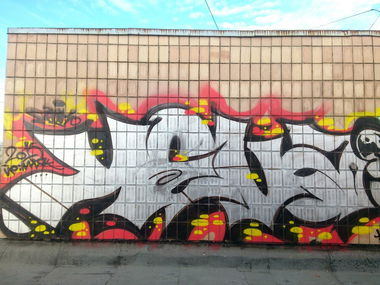 Graffiti Bombing - Photo by KEUZ - russia, chrome, bombing