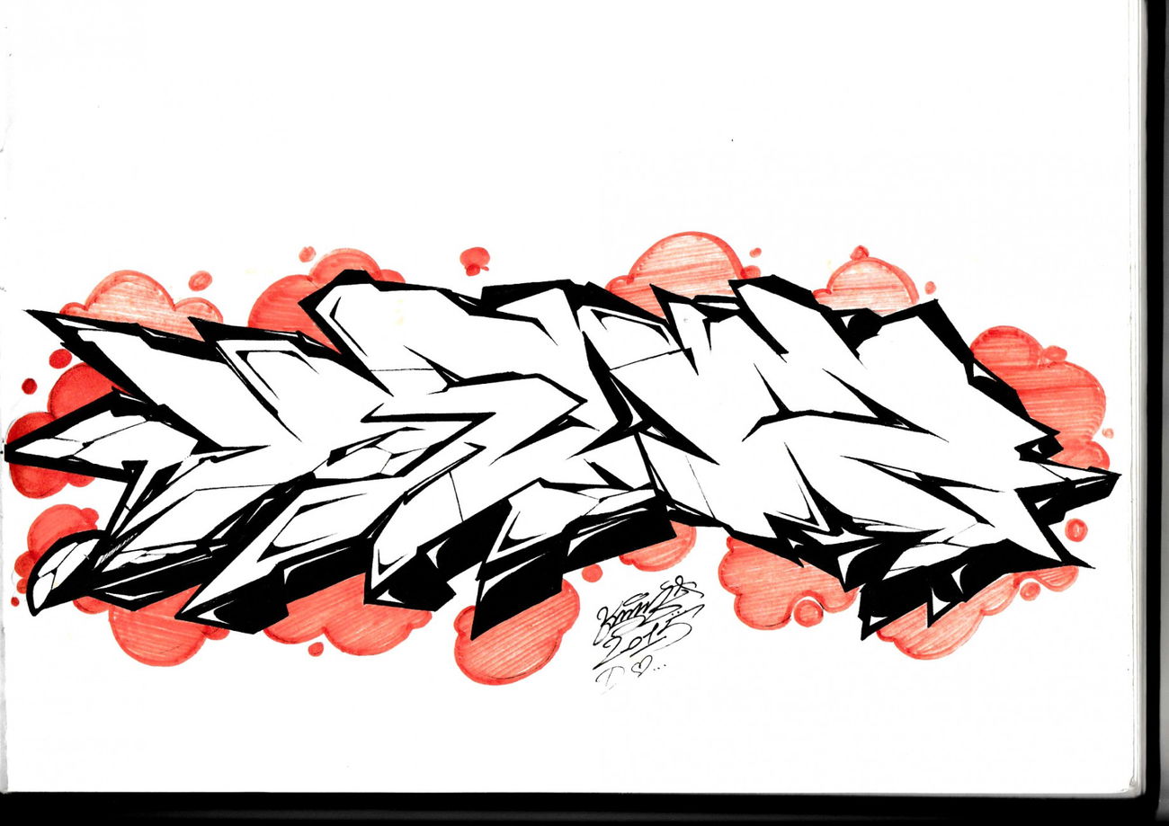 Graffiti Sketch - Photo by KEUZ