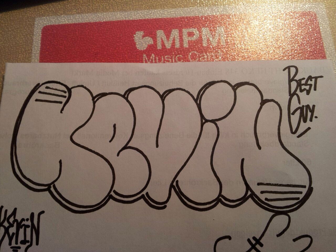 Graffiti Sketch - Photo by KEVINSCHULZBUS - kevin, schulzbus