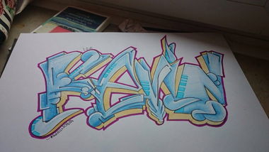Graffiti Sketch - Photo by KEVINSCHULZBUS - kevin, schulzbus