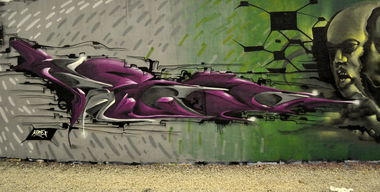 Graffiti Wall - Photo by KIBE - Kibe, Bochum (2015)