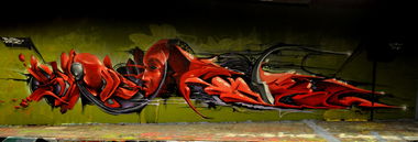 Graffiti Wall - Photo by KIBE - Bochum, Kibe, Bird (2014)