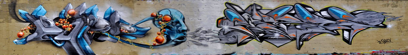 Graffiti Wall in Dortmund - Photo by KIBE - BIRD, KIBE, FSM