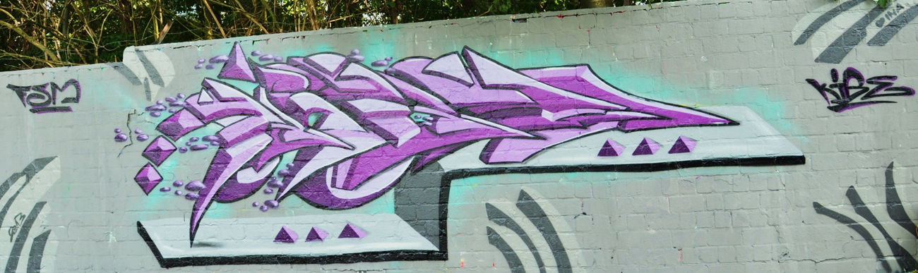 Graffiti Wall - Photo by KIBE - Kibe, FSM, Dortmund (2013)