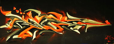 Graffiti Wall - Photo by KIBE - KIBE, Bochum (2014)