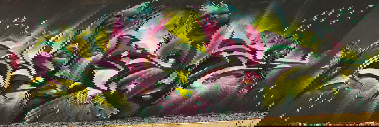 Graffiti Wall - Photo by KIBE - KIBE, Bird, Bochum (2014)