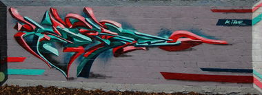 Graffiti Wall - Photo by KIBE - Kibe, Dortmund (2014)