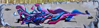 Graffiti Wall - Photo by KIBE - KIBE, Dortmund (2014)