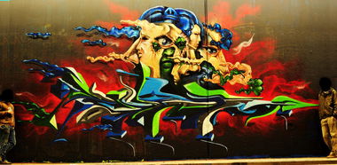 Graffiti Wall - Photo by KIBE - KIBE, BIRD, Bochum (2014)