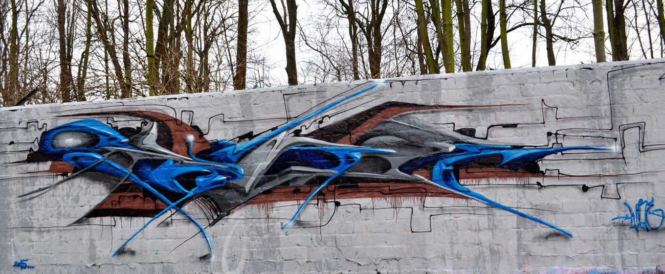 Graffiti Wall - Photo by KIBE - Kibe, Dortmund (2015)