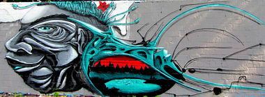 Graffiti Wall - Photo by KIBE - KIBE, Dortmund, Character (2015)