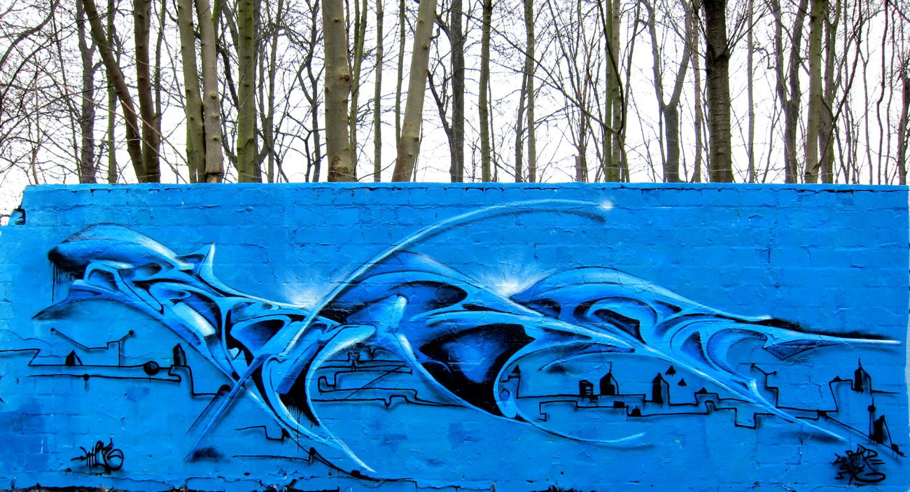 Graffiti Wall - Photo by KIBE - Kibe, Dortmund (2015)