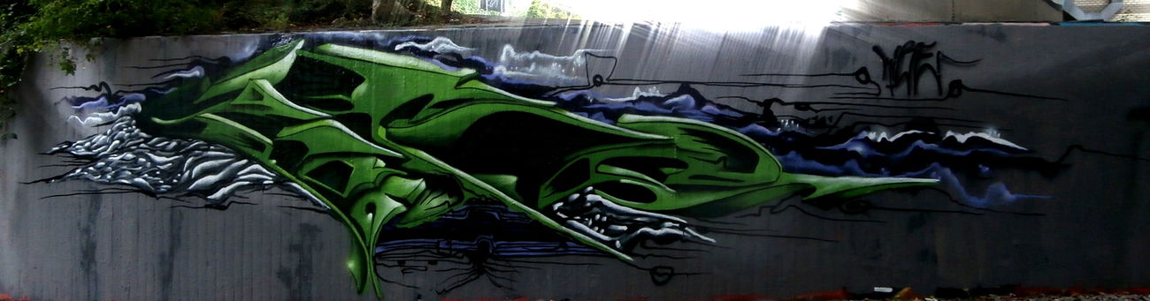 Graffiti Wall - Photo by KIBE - KIBE, Bochum (2015)