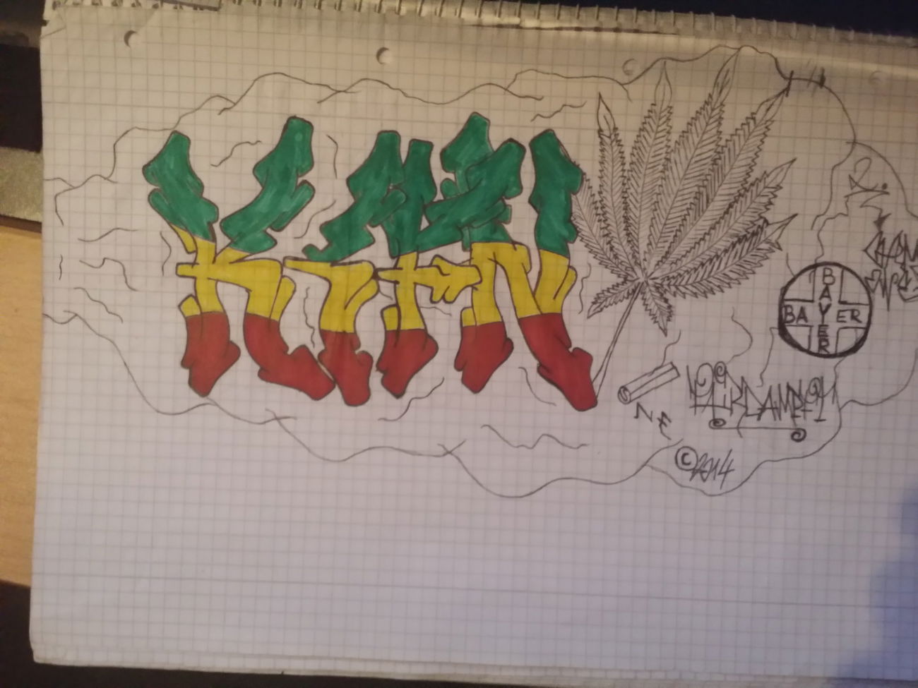 Graffiti Artwork in Wohnort - Photo by KIFN1 (2014)