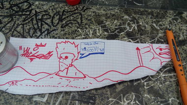 Graffiti Sketch - Photo by KILE (2015)