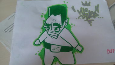 Graffiti Sketch - Photo by KILE (2014)