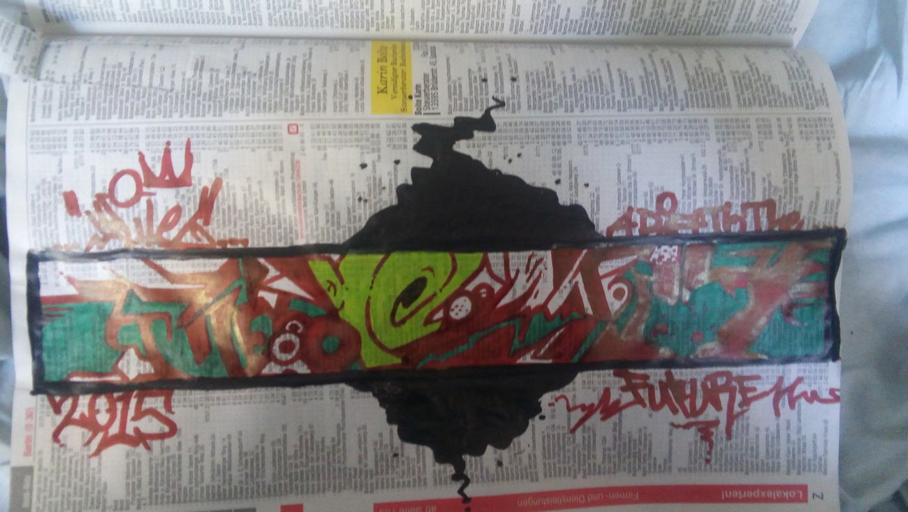 Graffiti Sketch - Photo by KILE (2015)