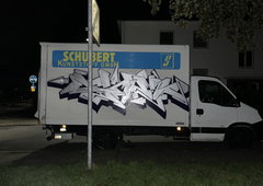 Graffiti Artwork in Drehort - Photo by KLFN - ESHAEM (2026)