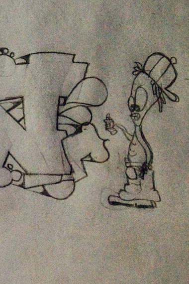 Graffiti Sketch - Photo by KNGSZN1