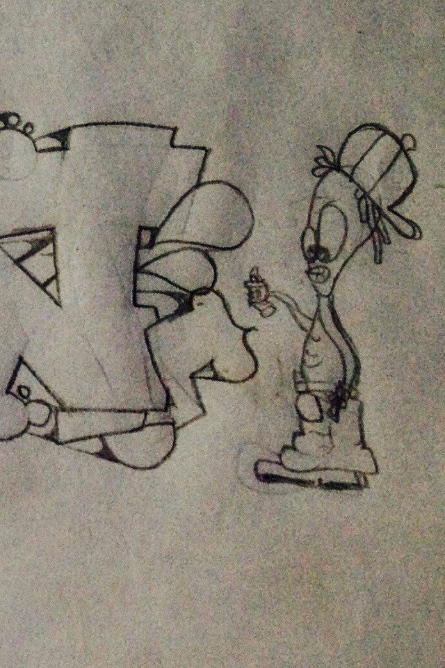 Graffiti Sketch - Photo by KNGSZN1
