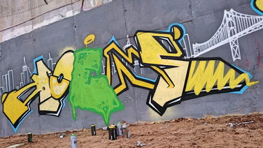 Graffiti Wall - Photo by KOENS - koens, graffiti