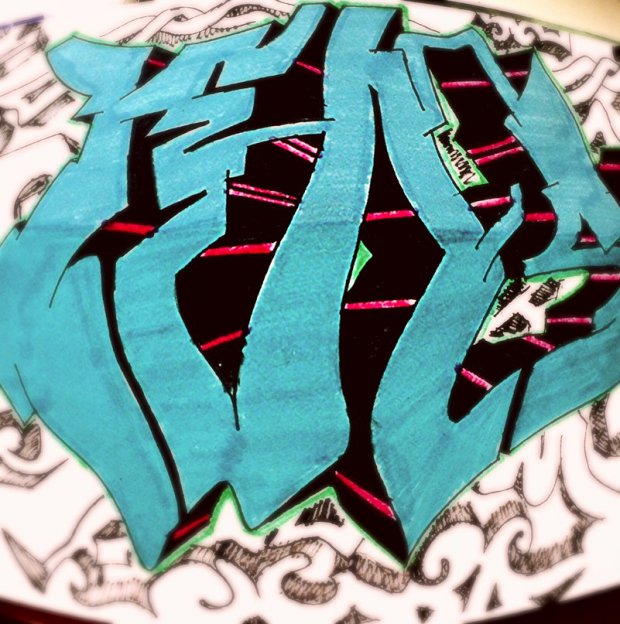 Graffiti Sketch - Photo by KOLENS