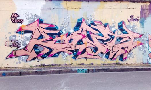 Graffiti Wall - Photo by KONT - kont