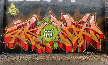 Graffiti Wall - Photo by KONT