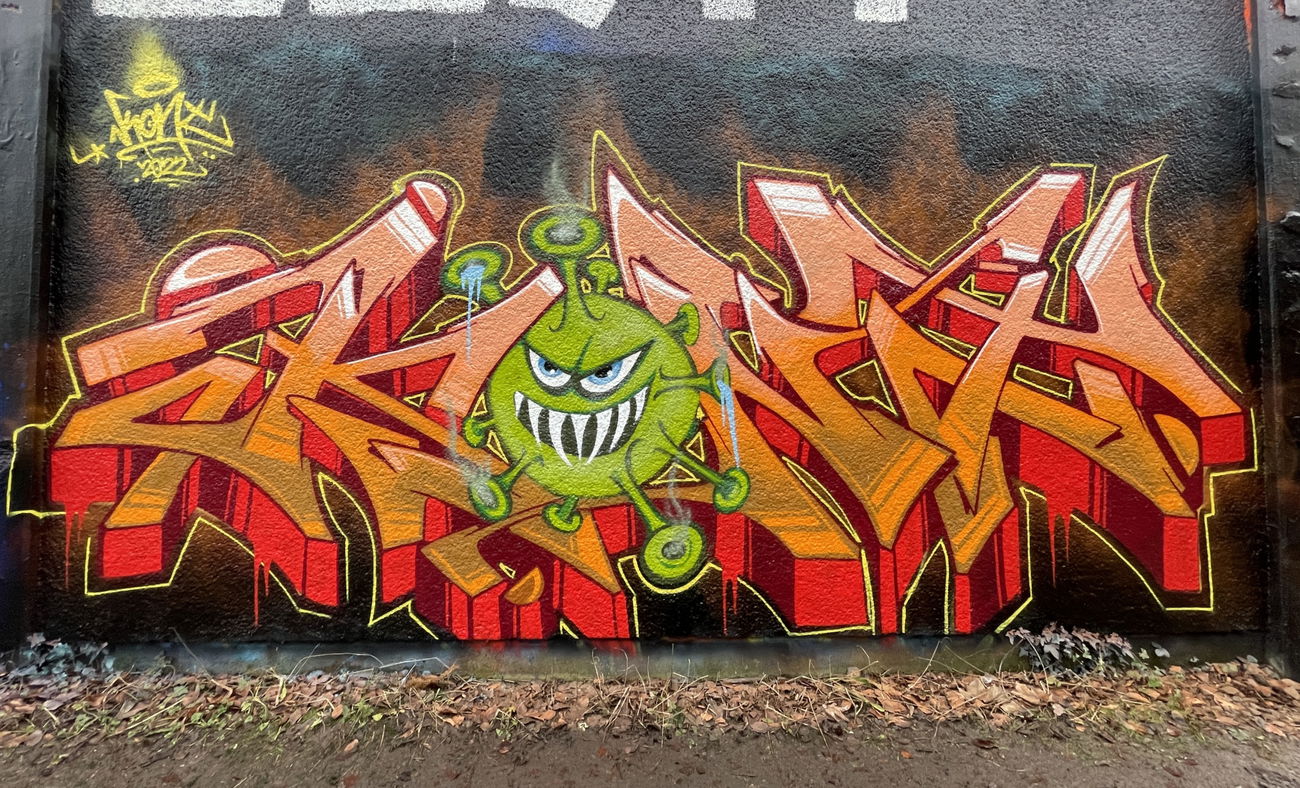 Graffiti Wall - Photo by KONT