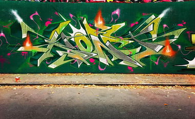Graffiti Wall - Photo by KONT