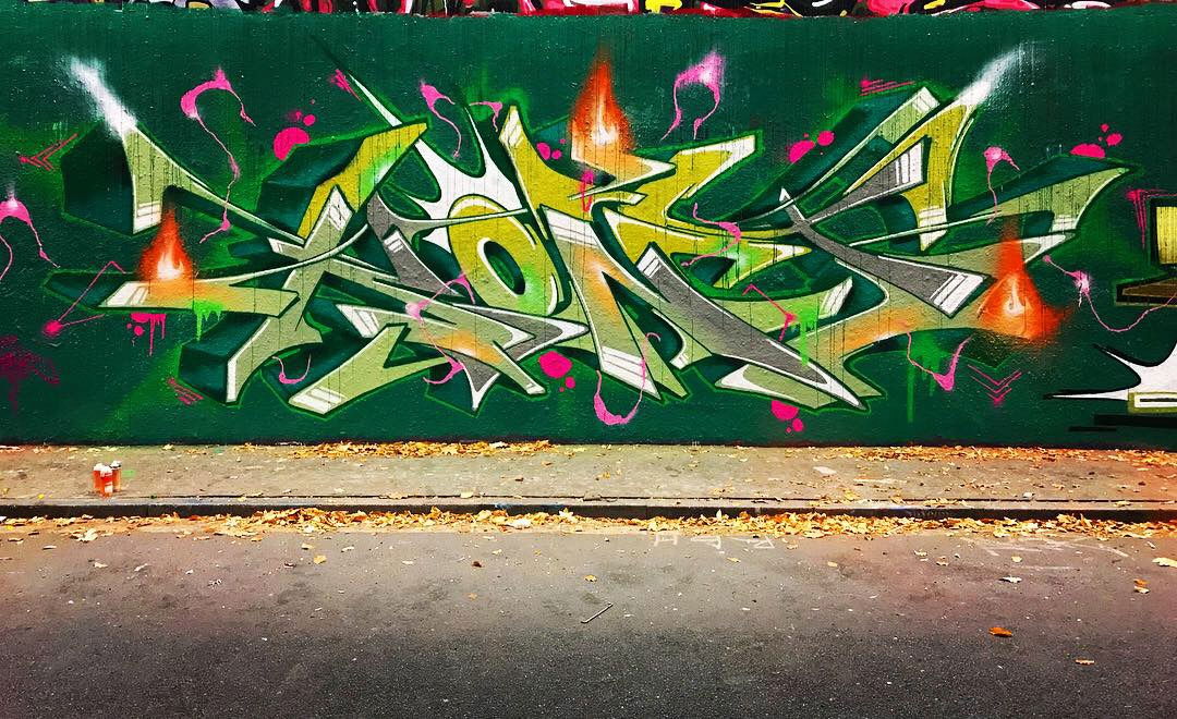 Graffiti Wall - Photo by KONT