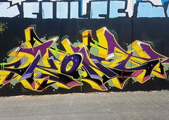 Graffiti Wall - Photo by KONT - graffiti, graffitiwriter, montanacand