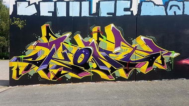 Graffiti Wall - Photo by KONT - graffiti, graffitiwriter, montanacand