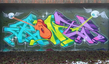 Graffiti Wall - Photo by KONT - kont, graffiti, spraypaint