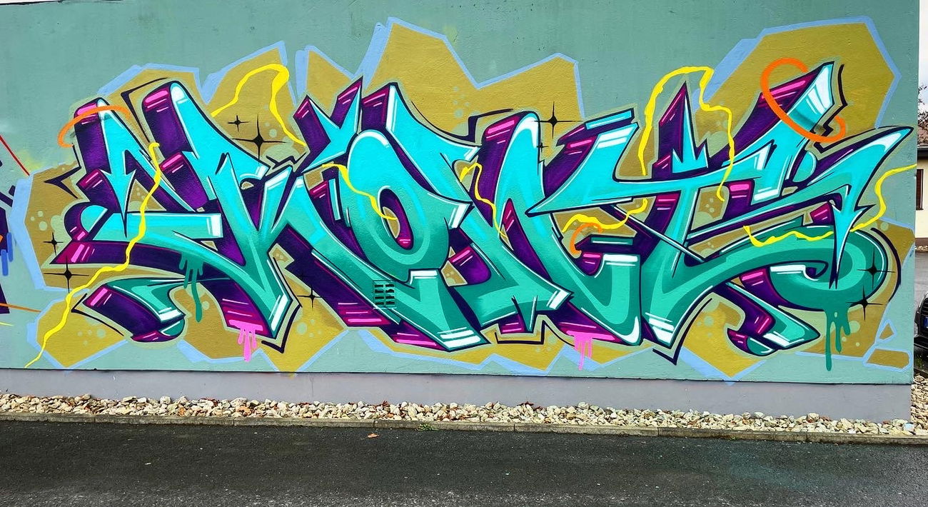 Graffiti Wall - Photo by KONT