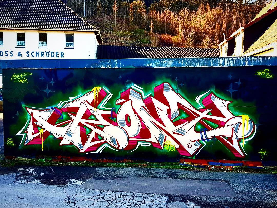 Graffiti Wall - Photo by KONT