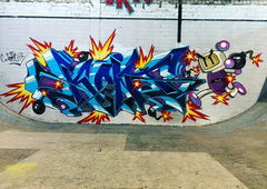 Graffiti Wall - Photo by KONT - kont, graffiti, spraypaint