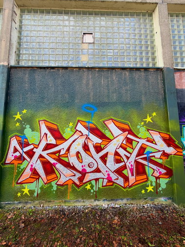 Graffiti Wall in Lüdenscheid - Photo by KONT (2026)