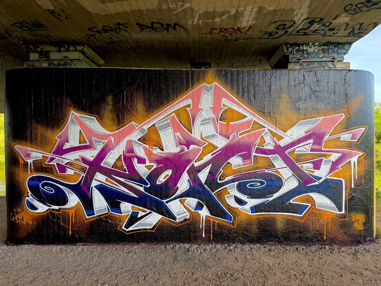 Graffiti Wall in Kassel - Photo by KONT (2026)