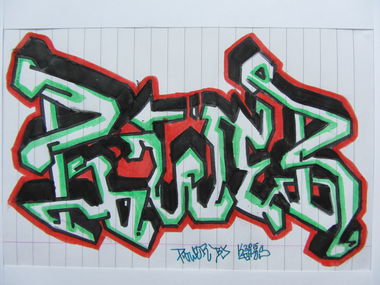 Graffiti Sketch - Photo by KRATOS (2015)