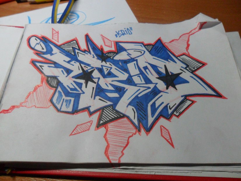 Graffiti Sketch - Photo by KRID