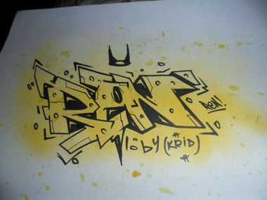 Graffiti Sketch - Photo by KRID