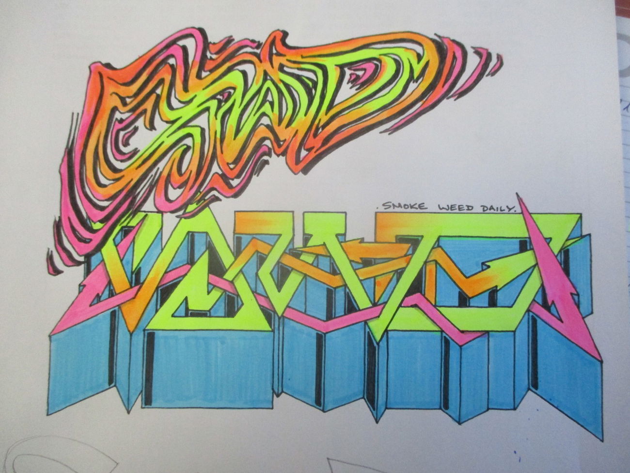 Graffiti Sketch - Photo by KUBA182 - kuba, swd, pad (2018)