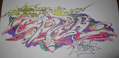 Graffiti Sketch - Photo by KUBA182 - slider, 40thbday, kuba (2015)