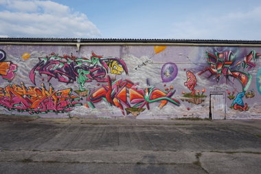 Graffiti Wall - Photo by KUBA182 - PAD, Dexer, Kuba (2016)