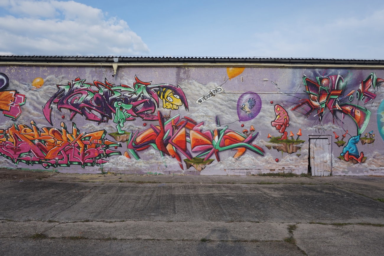 Graffiti Wall - Photo by KUBA182 - PAD, Dexer, Kuba (2016)
