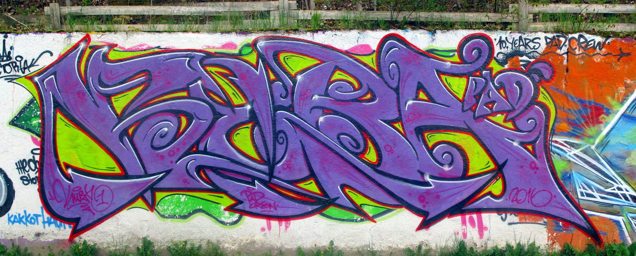 Graffiti Wall in Deutschland - Photo by KUBA182 - kuba, pad (2016)