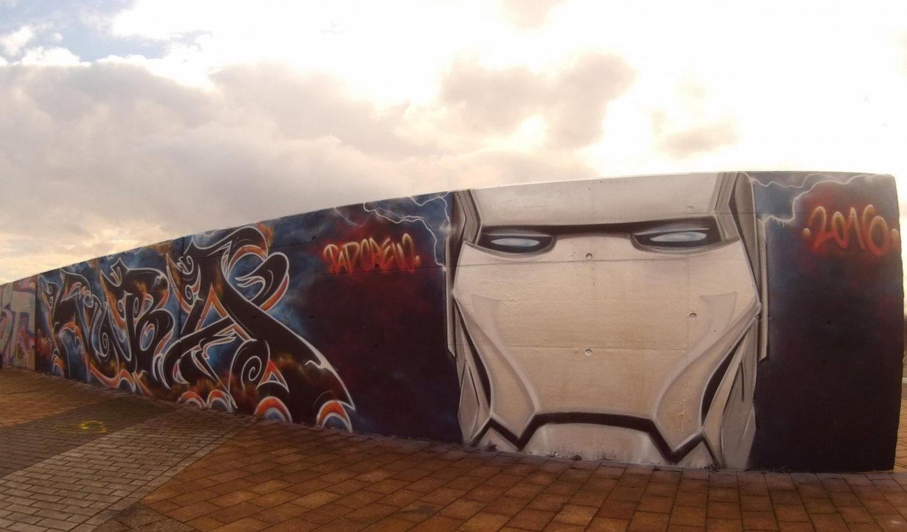Graffiti in Dresden - Photo by KUBA182 - kuba, pad (2016)